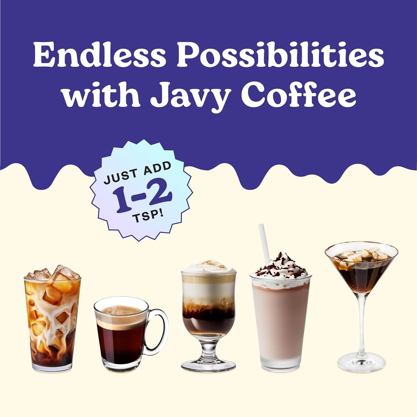 Javy Coffee Caramel Concentrate - Cold Brew Coffee, Perfect for Instant Iced Coffee, Cold Brewed Coffee and Hot Coffee, 35 Servings
