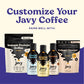 Javy Premium Vanilla Coffee Syrup, Low Sugar - Low Calorie, Coffee Flavoring Syrup, Coffee Bar Accessories. Great for Flavoring All Types of Drinks