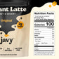 Javy Instant Latte - Instant Coffee Packets - 100% Arabica Coffee - Zero Artificial Flavors & Sweeteners - Enjoy Hot or Cold - Just Add Water, 12 single servings per bag